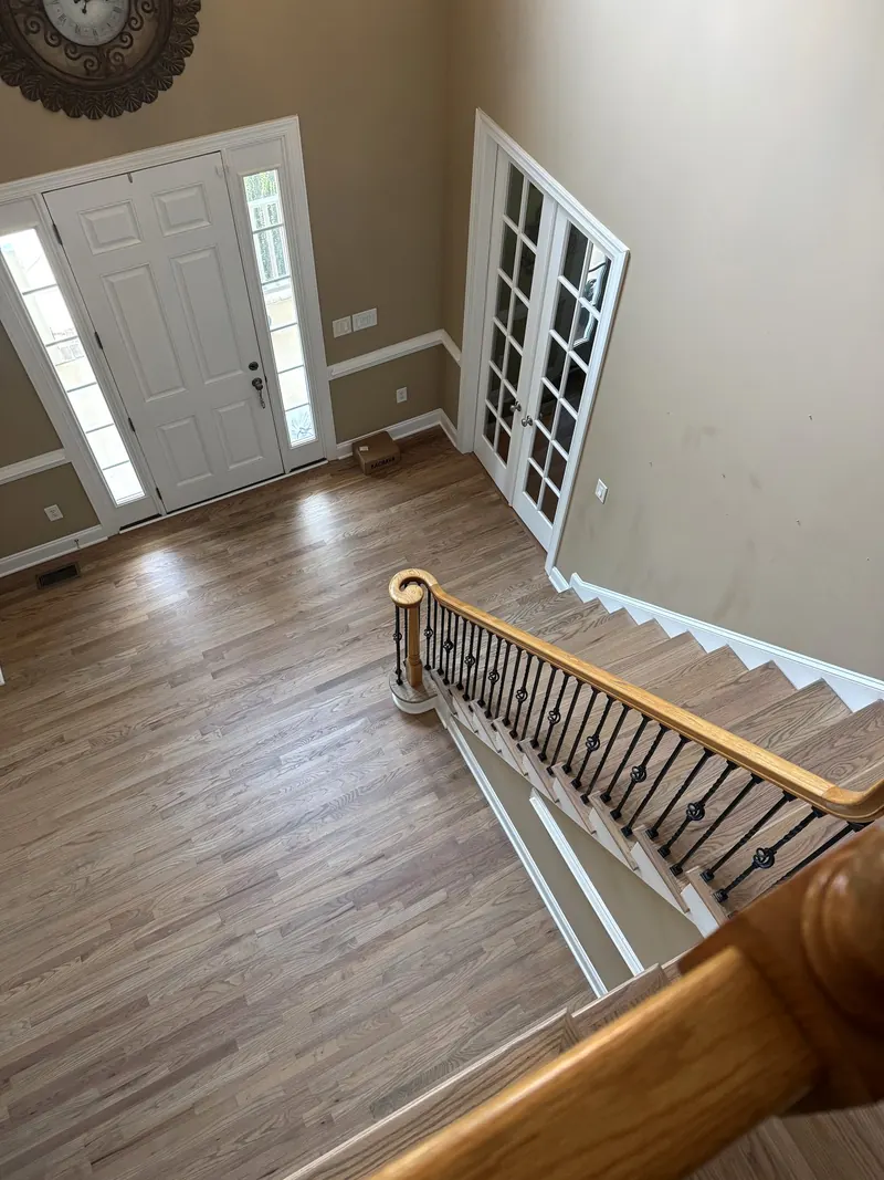 Clean foyer and staircase